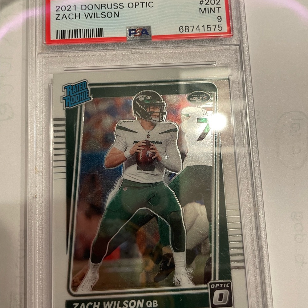 2021 Donruss Optic Zach Wilson Rookie Card